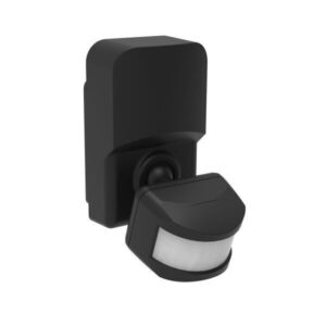 Ανιχνευτής Κίνησης Υπερύθρων Μαύρος (Με Ρυθμίσεις Μέρας-Νύχτας/ Φωτεινότητας/ Χρονοκαθυστέρησης)