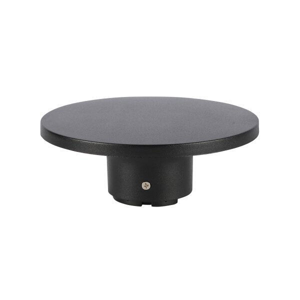 LED Φωτιστικό Μαύρο Επιτοίχιο IP65 Θερμό Λευκό