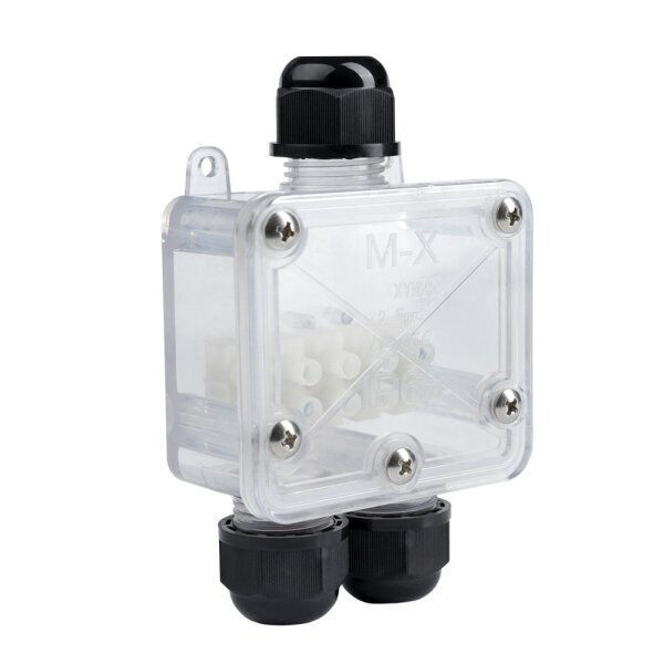 Στεγανό (IP68) Πολυανθρακικό Κουτί Διακλάδωσης/ Τερματικό 3 Συνδέσμων