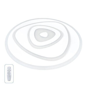 LED Φωτιστικό Οροφής Στρογγυλό 72W (2x36W) με Τηλεχειρισμό Αλλαγής Χρώματος 3000K-6000K
