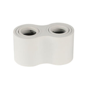 Βάση Σποτ Λευκή 2xGU10