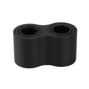 Βάση Σποτ Μαύρη 2xGU10