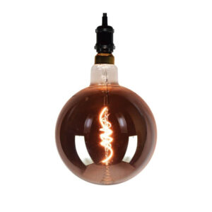 Dimmable Λάμπα Led Filament E27 G200 6W Art Θερμό Λευκό