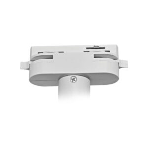 Αντάπτορας Μονοφασικής Ράγας 2 Επαφών Λευκός