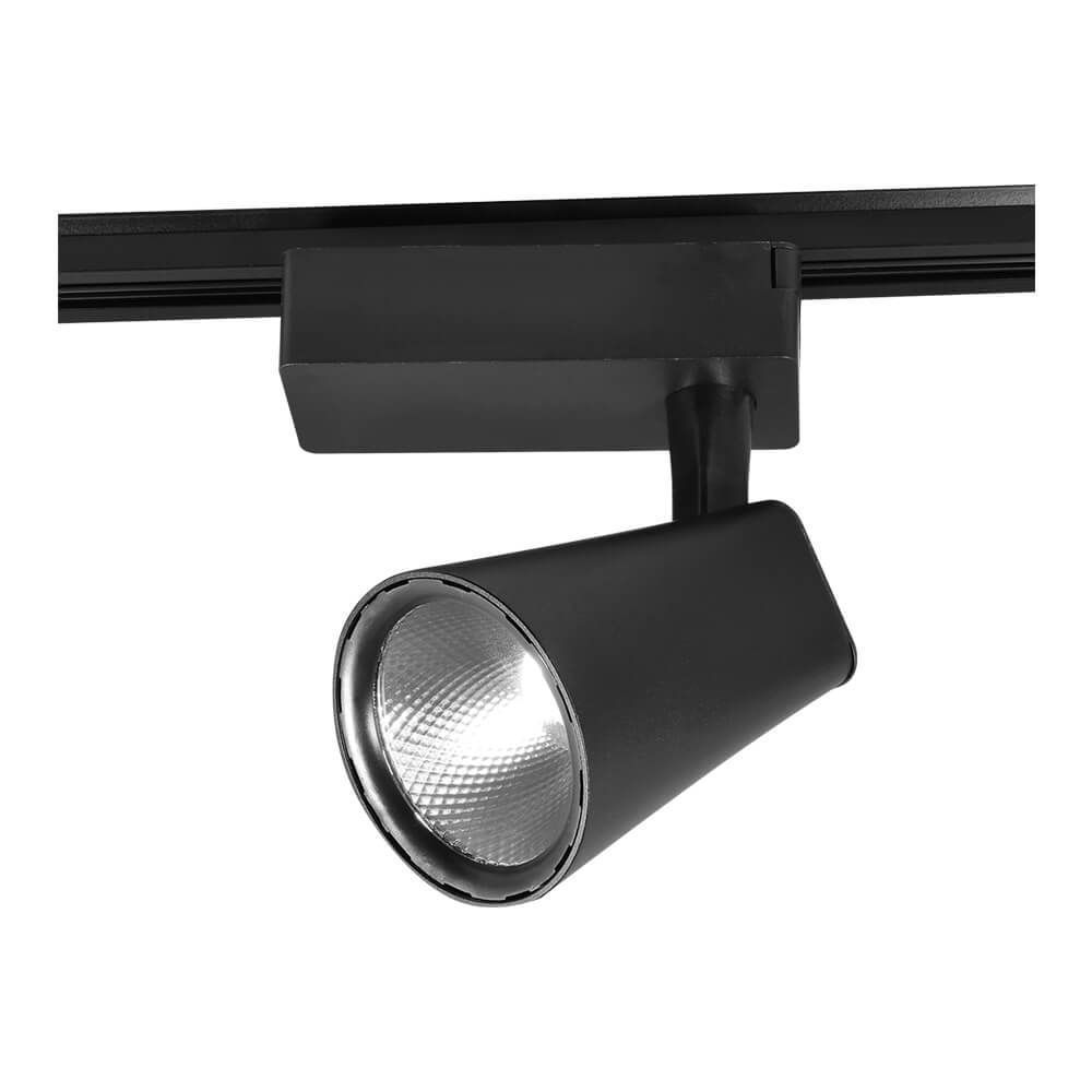 Led Φωτιστικό Ράγας Club Μαύρο 20W Θερμό Λευκό