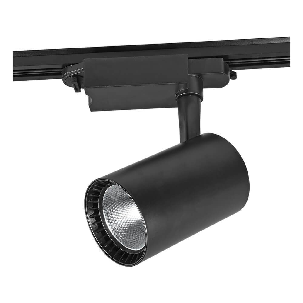 Led Φωτιστικό Ράγας Trance Μαύρο 30W Θερμό Λευκό