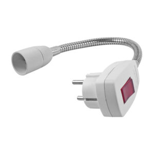 Αρθρωτή Βάση GU10 Πρίζας Σούκο με Διακόπτη