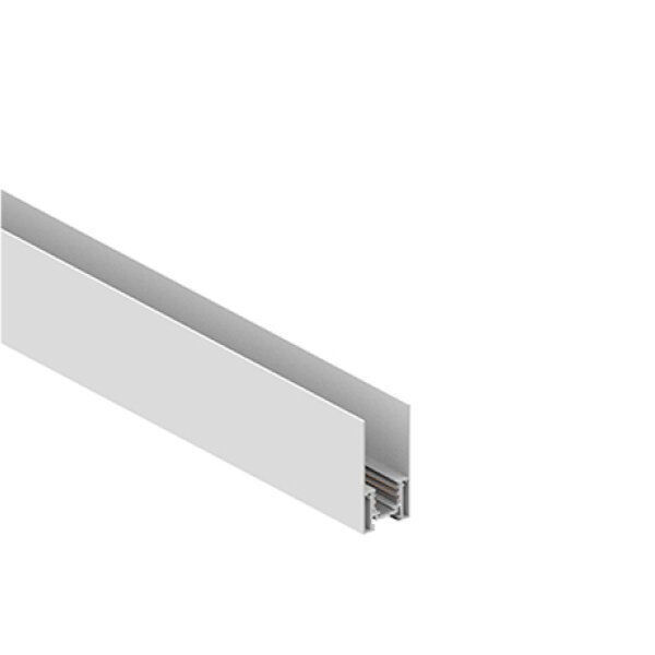 Κρεμαστή ή Εξωτερική Λευκή Μαγνητική Ράγα S35 L=1 M