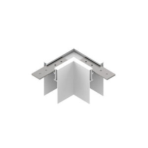 Γωνιακός Λευκός Σύνδεσμος για Μαγνητικό Σύστημα Ράγας S35