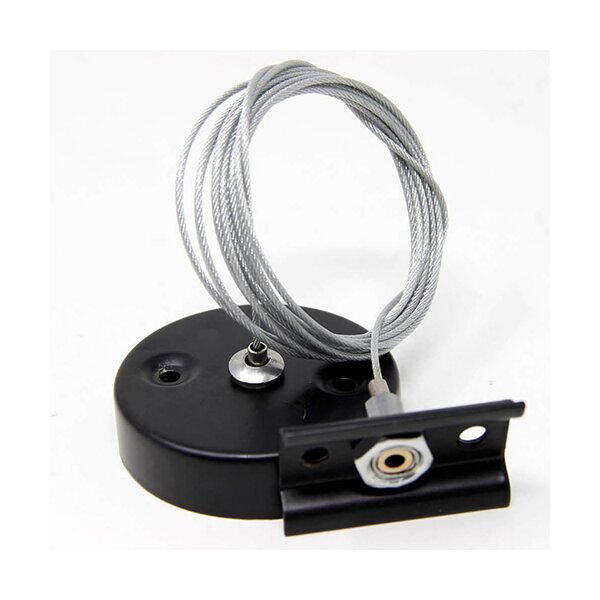 Σετ Ανάρτησης 4 καλωδίων 5m για Μαγνητική Ράγα, Μαύρο