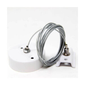 Σετ Ανάρτησης 4 καλωδίων 5m για Μαγνητική Ράγα, Λευκό