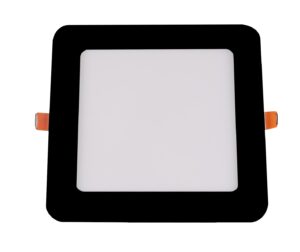 Led Χωνευτό Μαύρο Τετράγωνο Πάνελ 12W CCT