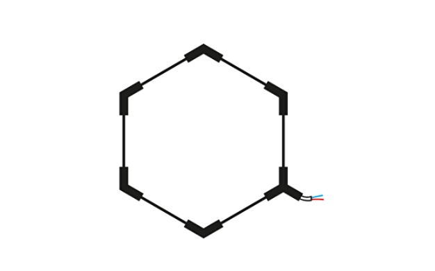Hexagon Series Set 1*HEX 42W (Με αξεσουάρ εγκατάστασης) Ψυχρό Λευκό - Image 3