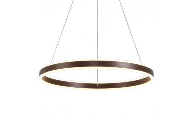 Led Κρεμαστό Μαύρο Φωτιστικό 60W Θερμό Λευκό