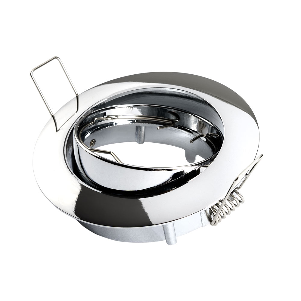 Στρογγυλό Ring Ρυθμιζόμενο Inox GU5.3