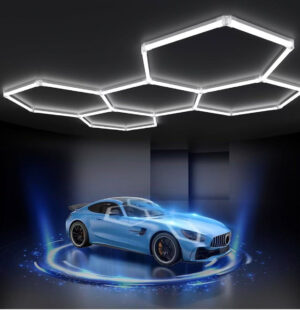 Hexagon Series Set 5*HEX 192W (Με αξεσουάρ εγκατάστασης) Ψυχρό Λευκό