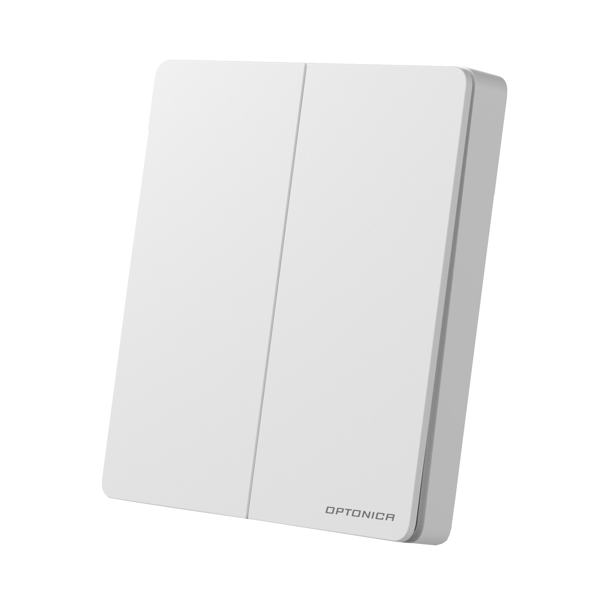 Set Διπλός Kinetic Ασύρματος RF Διακόπτης σε Λευκό & Controller