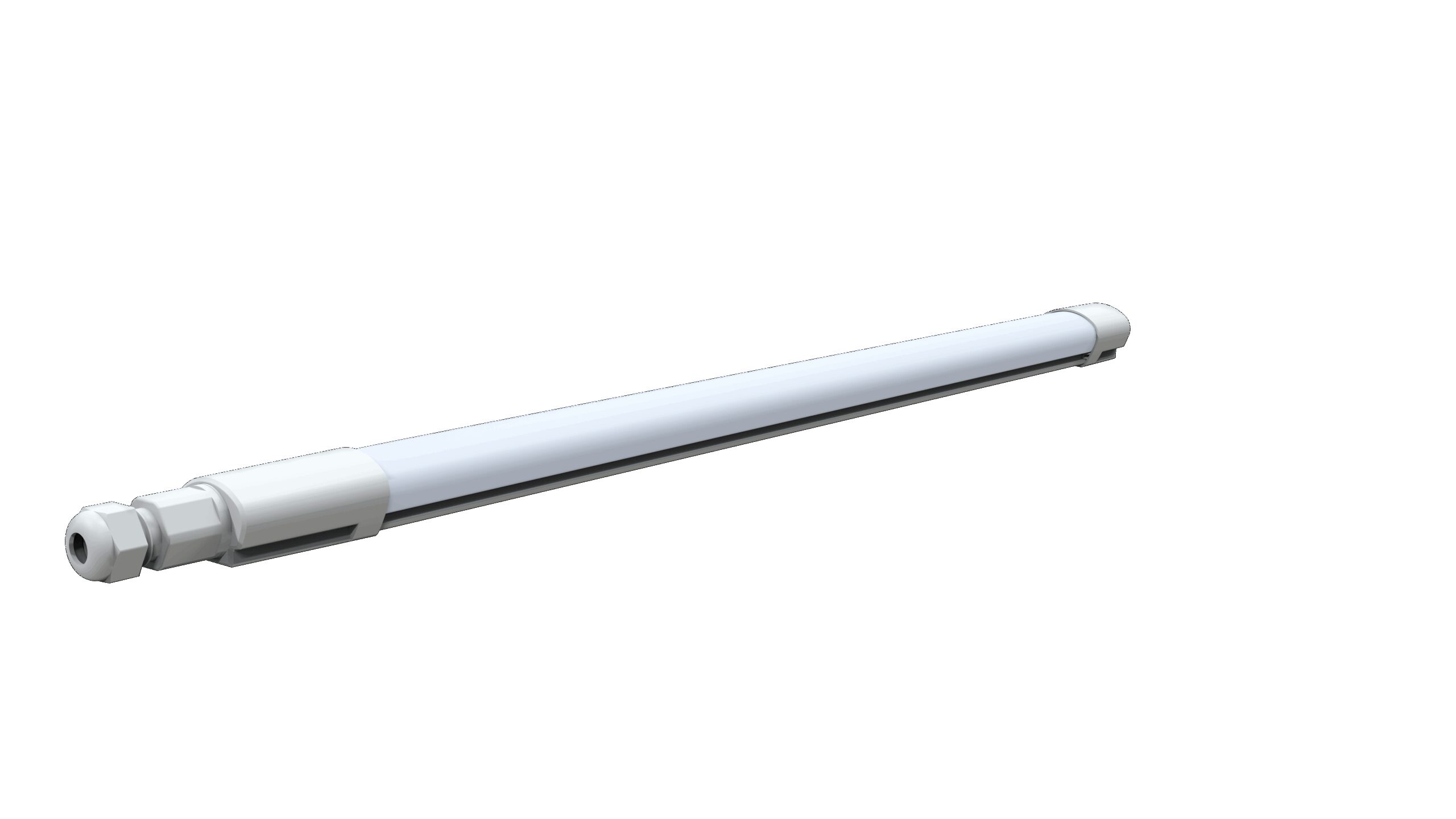 Led Batten 155cm Γραμμικό Φωτιστικό 45W IP65 Επεκτάσιμο Φυσικό Λευκό