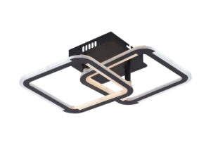 Led Φωτιστικό Οροφής Μαύρο CCT 30W Dimmable + Τηλεχειρισμός