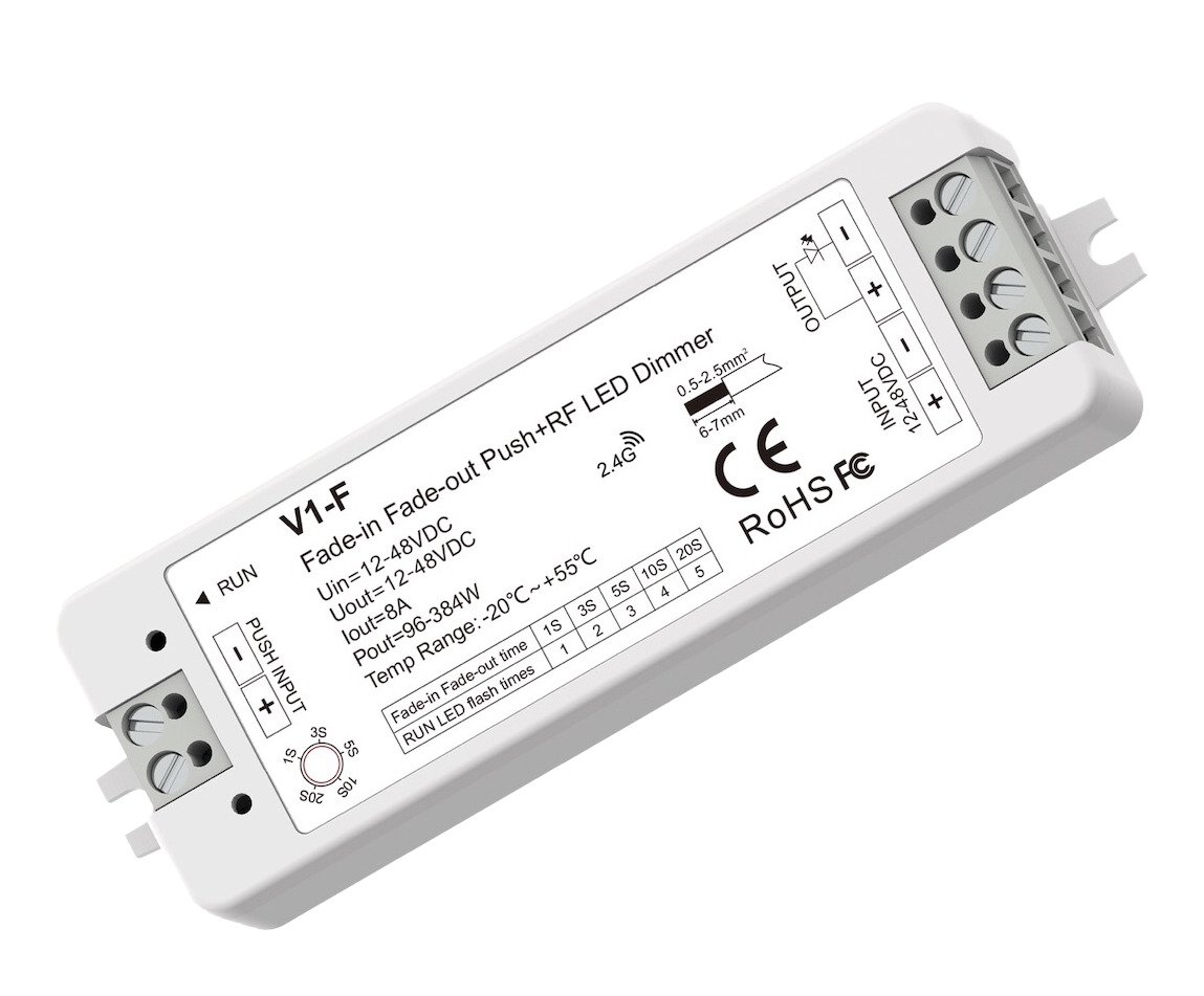 Led Controller για Ταινίες Led 1CH 12-48V