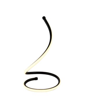 Led Επιτραπέζιο Μαύρο Φωτιστικό 12W Θερμό Λευκό