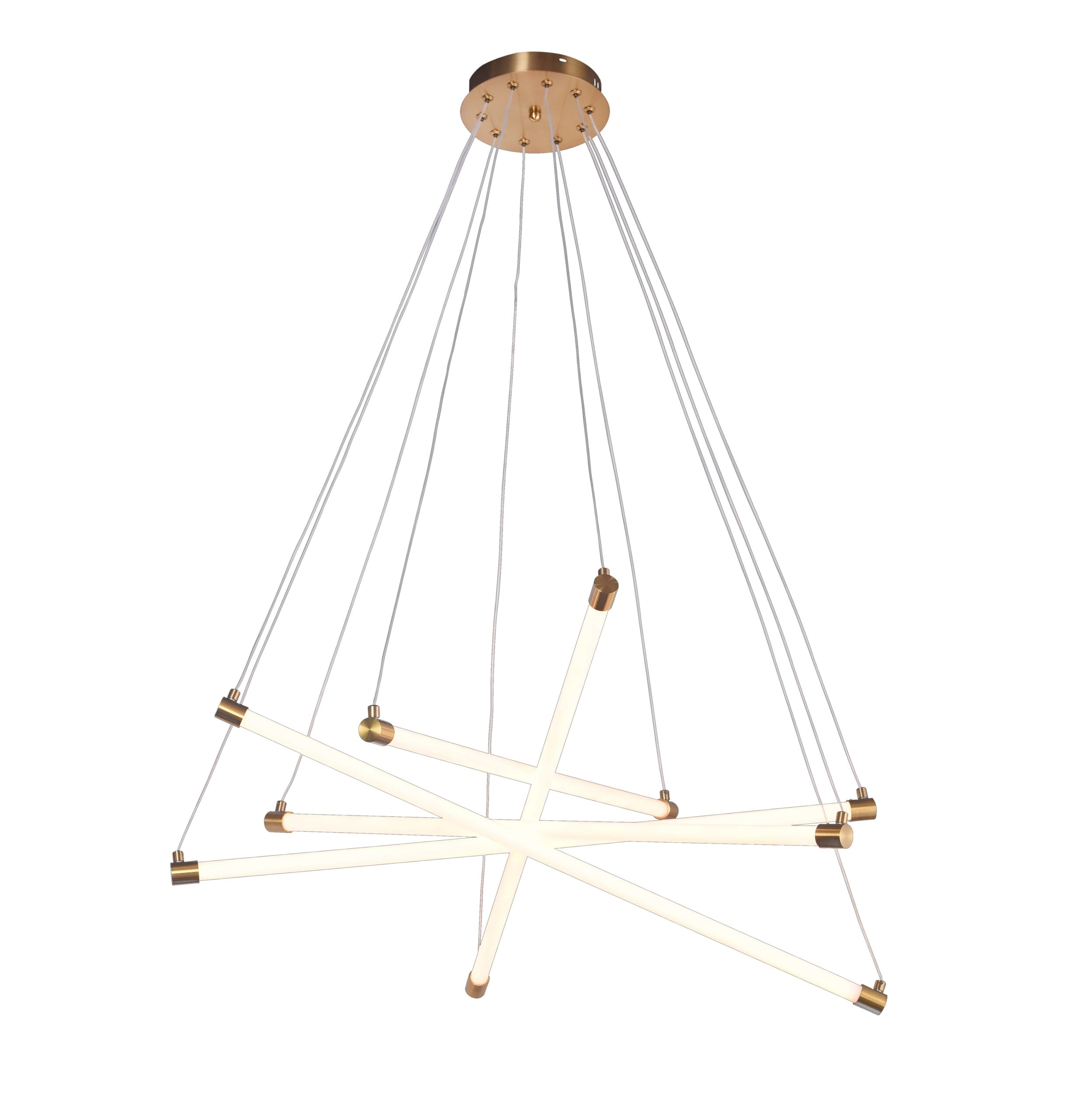 Led Κρεμαστό Χαλκός Φωτιστικό 35W Θερμό Λευκό