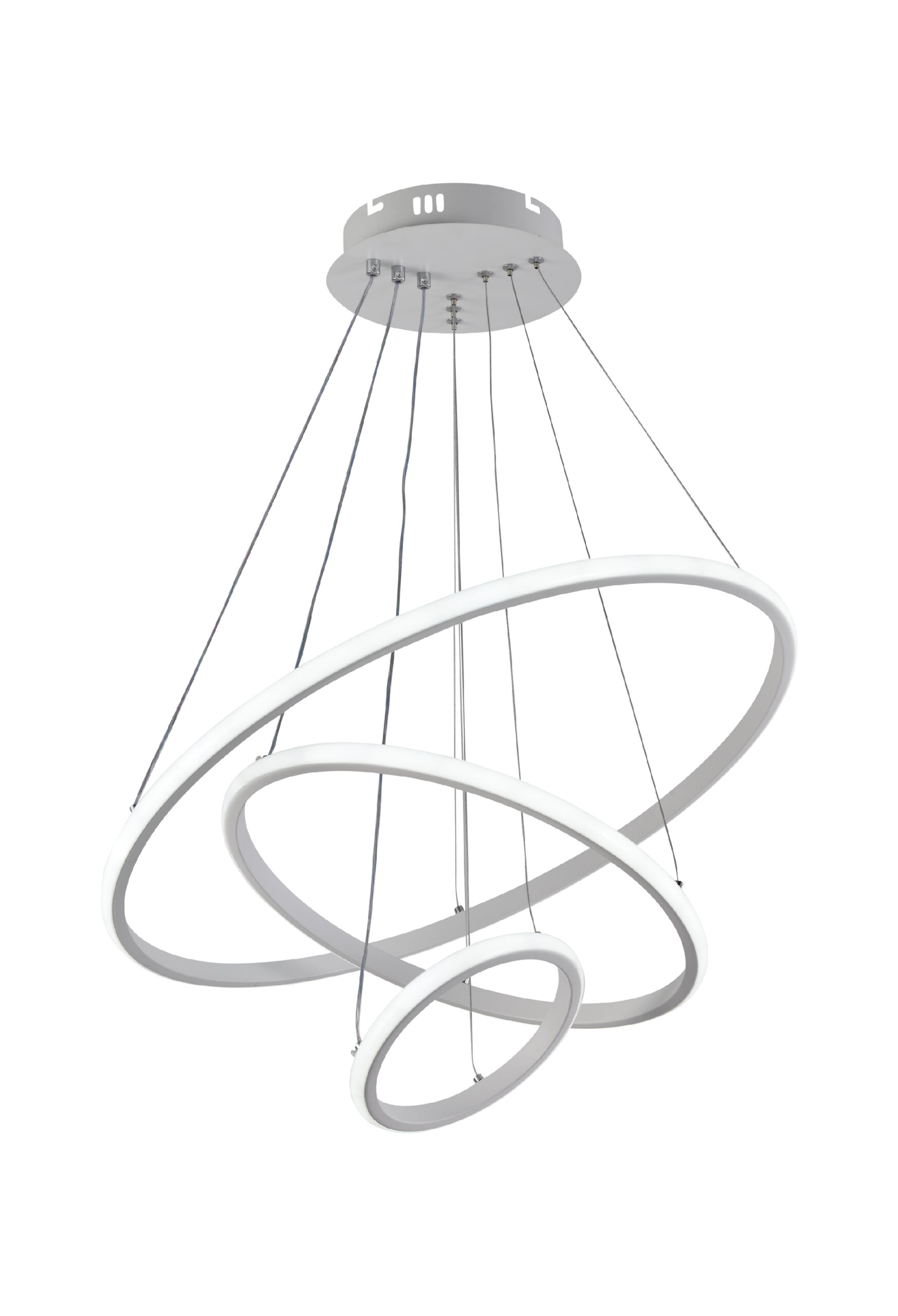 Led Κρεμαστό Λευκό Φωτιστικό CCT 78W Dimmable + Τηλεχειρισμός