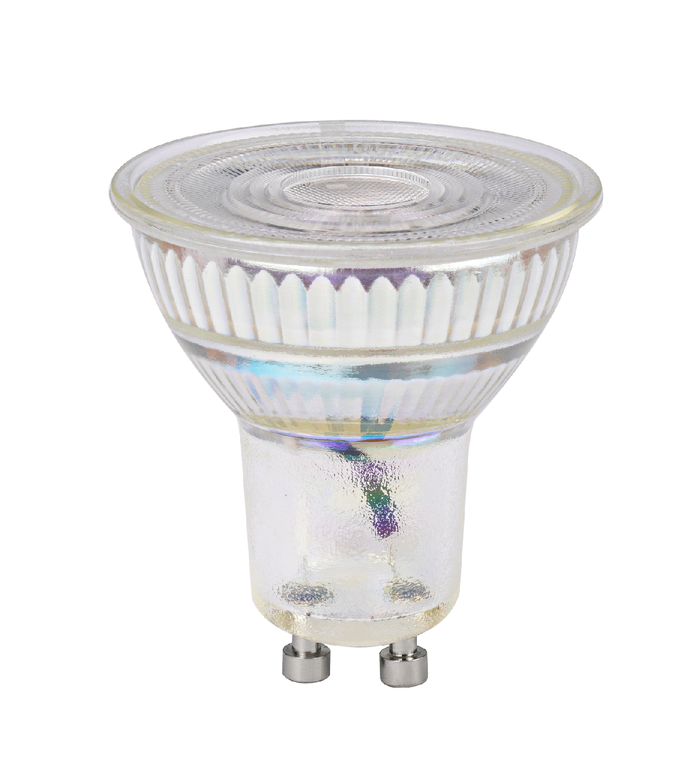 GU10 Διάφανη Λάμπα Led 6W Φυσικό Λευκό Dimmable