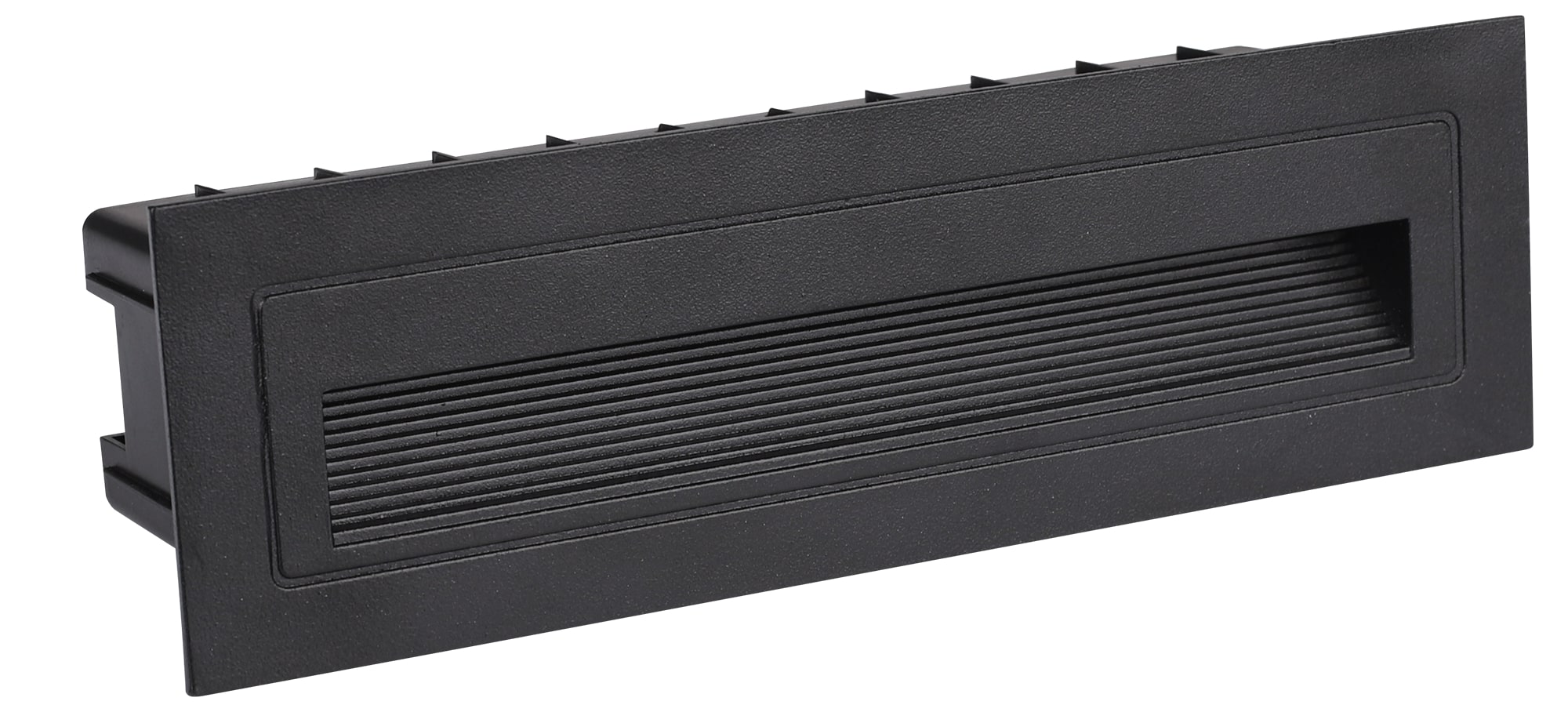 Led Step Light Μαύρο Ορθογώνιο 6W Θερμό Λευκό