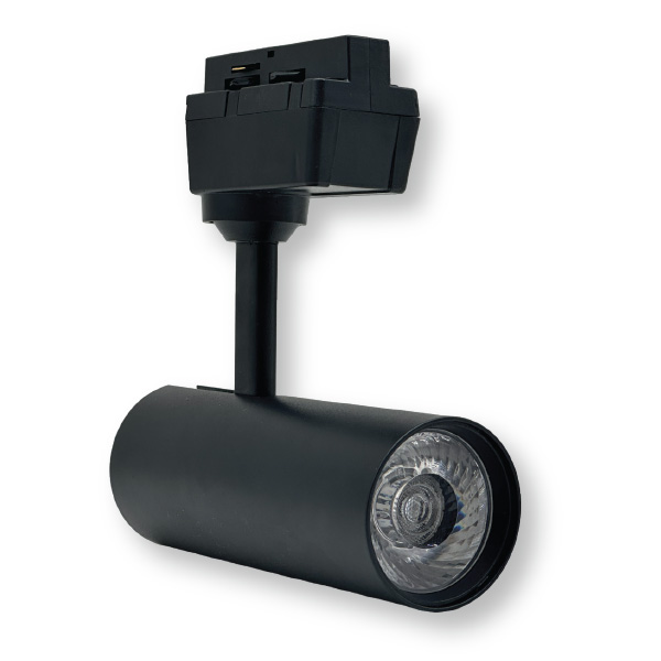 Φωτιστικό Ράγας Μαύρο 12W 220V Bridgelux COB Θερμό Λευκό