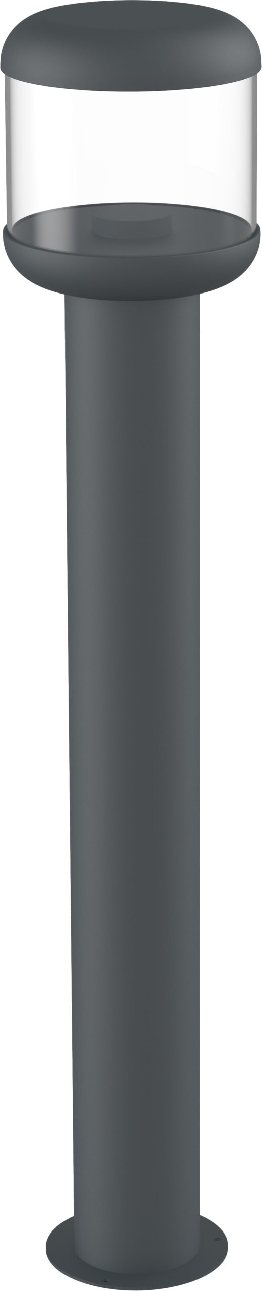 Led Επιδαπέδιο Φωτιστικό Αλουμινίου Μαύρο (H=15cm) E27 IP54