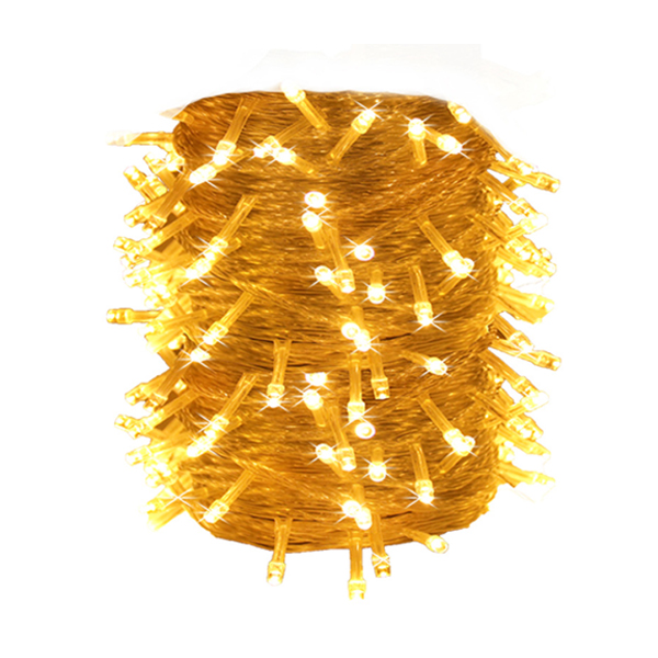 Γιρλάντα 10M (+1.5MΚαλώδιο Τροφοδοσίας) Διάφανα Θερμό Λευκό