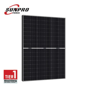 SunPro - 450Wp Bifacial Ηλιακό Πάνελ Μάυρο Σασί Type TOPCON - TIER1
