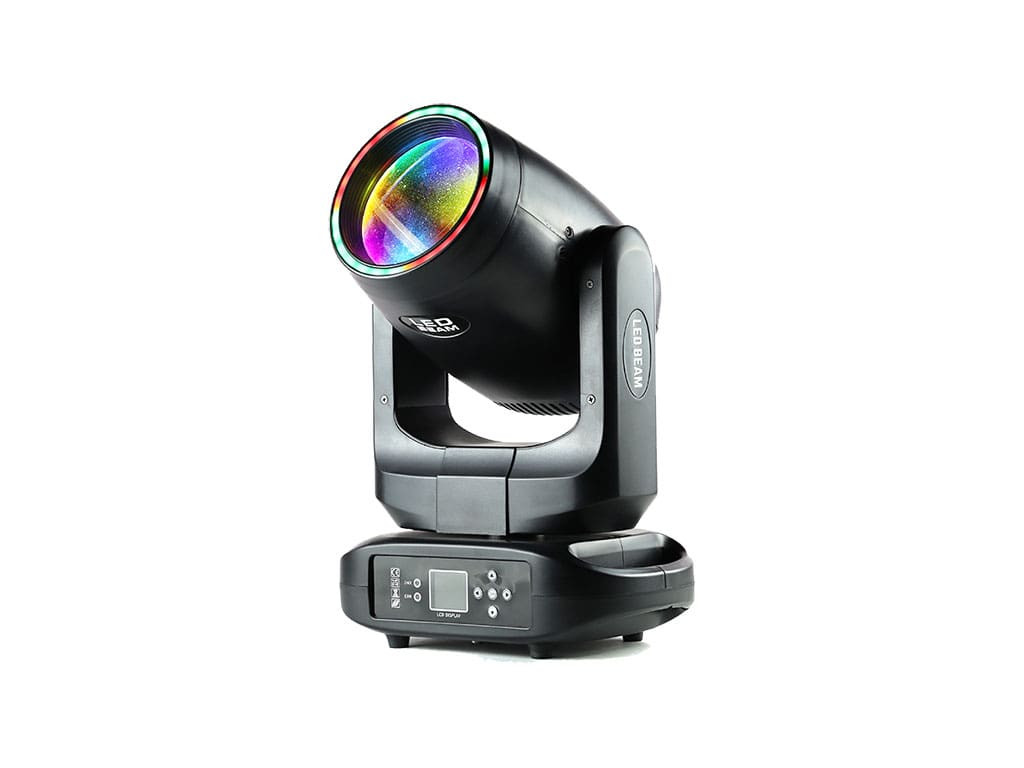 Led Κινούμενη Κεφαλή Δέσμης 200W With Halo