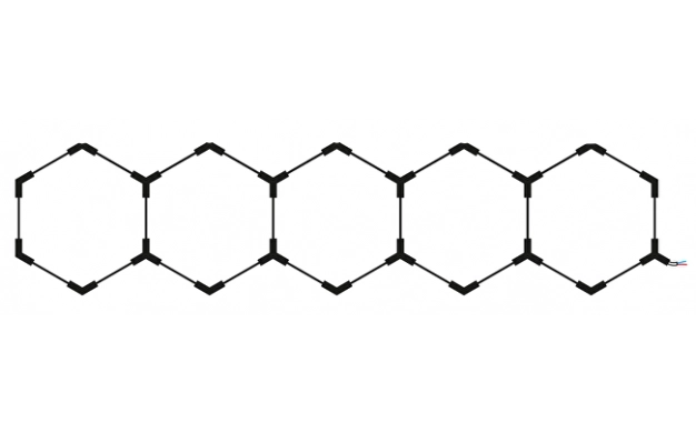Hexagon Series Set 5*HEX 199W (Με αξεσουάρ εγκατάστασης) Ψυχρό Λευκό - Image 3