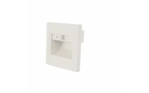 Led Step Light Λευκό Τετράγωνο 1W IP20 με Αισθητήρα Θερμό Λευκό