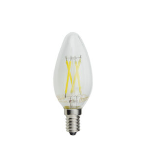 Led Κερί C35 E14 Filament Dimmable 4Watt Φυσικό Λευκό