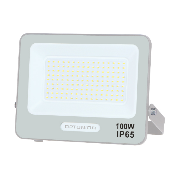 Προβολέας Led Λευκός SMD 100W 120° IP65 Φυσικό Λευκό