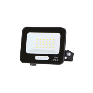 Προβολέας Led Μαύρος SMD 20W 120° IP65 Φυσικό Λευκό
