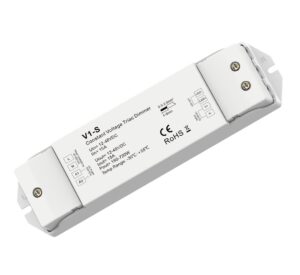 Triac Dimmer DC:12-48V 15A*1CH AC100-220V + Push Button