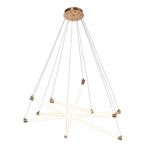 Led Κρεμαστό Χαλκός Φωτιστικό 35W Θερμό Λευκό