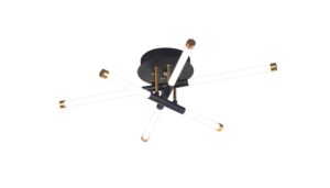 Led Φωτιστικό Οροφής Χαλκός 15W Θερμό Λευκό