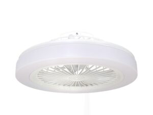 Led Λευκός Ανεμιστήρας/ Φωτιστικό Οροφής 36W CCT + Τηλεχειρισμός