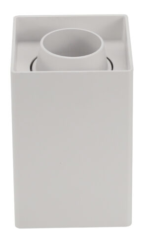 Βάση Σποτ Στρογγυλή Πλαστική GU10 Λευκή