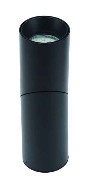 Βάση Σποτ Οροφής Αλουμινίου Κινητή GU10 Μαύρη