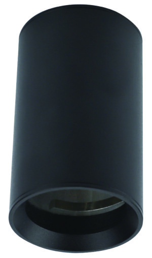 Βάση Σποτ Οροφής Αλουμινίου GU10 Μαύρη