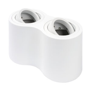 Βάση Σποτ Λευκή 2xGU10