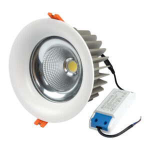 LED Spot Downlight COB TUV PASS 40W Ψυχρό Λευκό