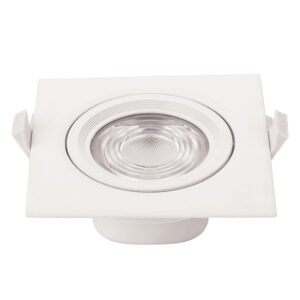 LED COB Downlight Τετράγωνο Περιστρεφόμενο 10W Θερμό Λευκό