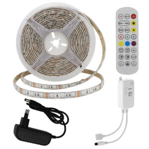 Στεγανό Led Strip Set Adapter + Bluetooth Music + Remote 60 Leds 36W RGB